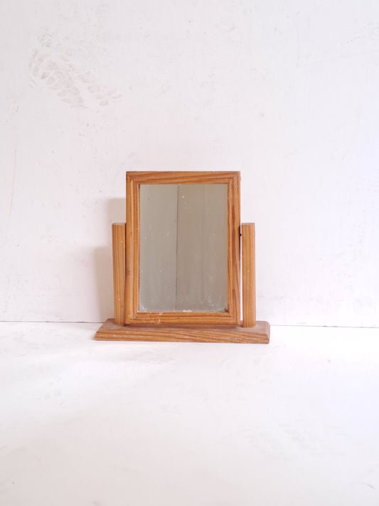 Miroir pivotant bois vintage - Décoration