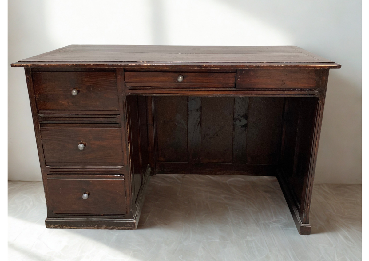 Bureau Déco - Droit - Tiroir - Bois