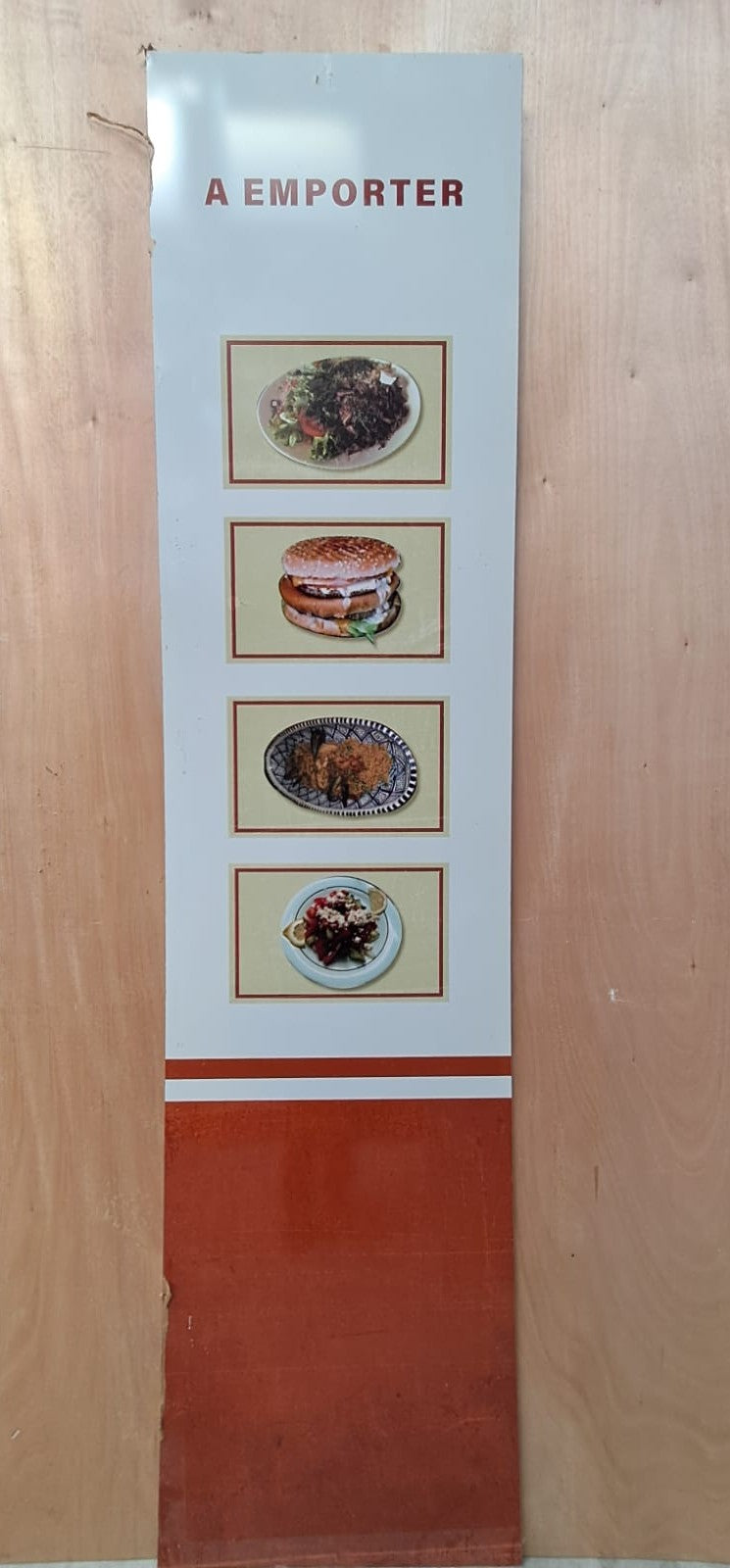 Panneau - restaurant