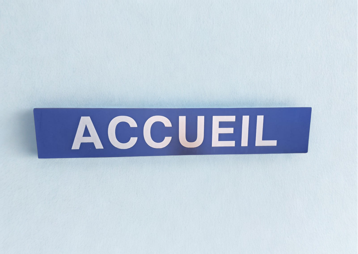 Panneau accueil