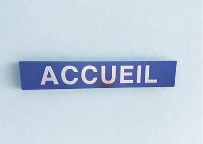 Panneau accueil