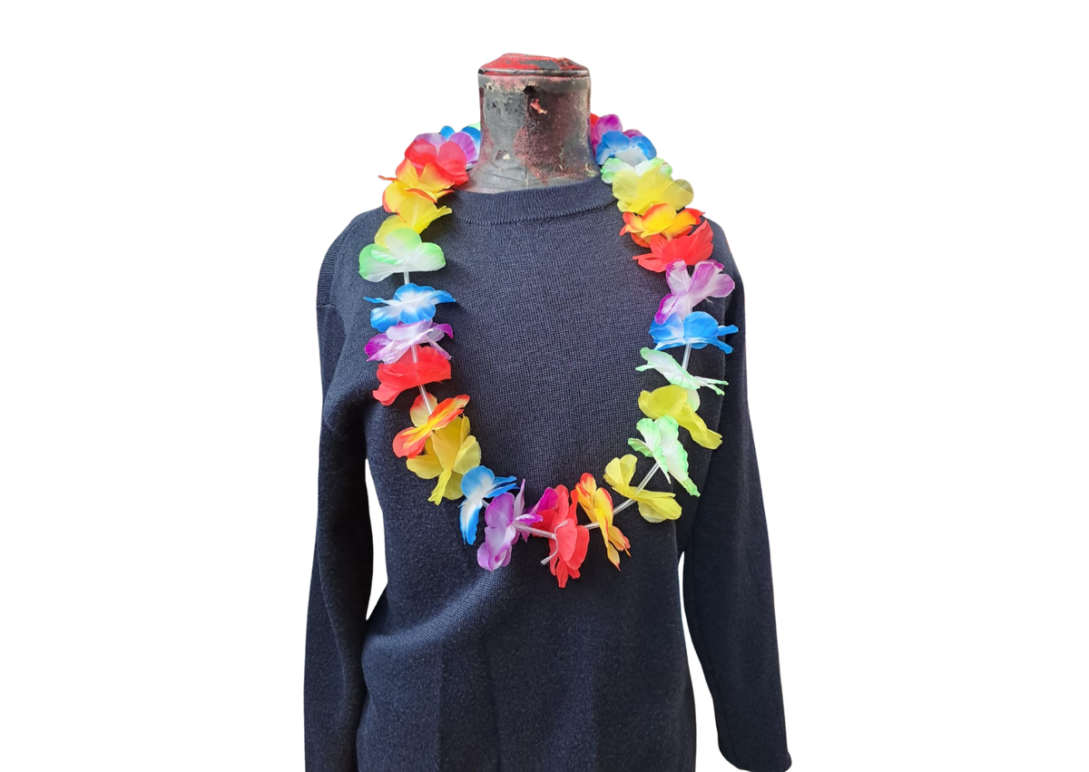 Collier hawaïen en tissu
