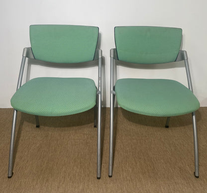 Chaise de bureau - Vert - Tissu