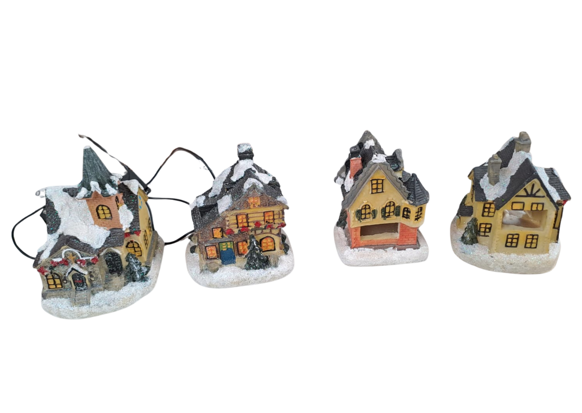 Village de Noël lumineux