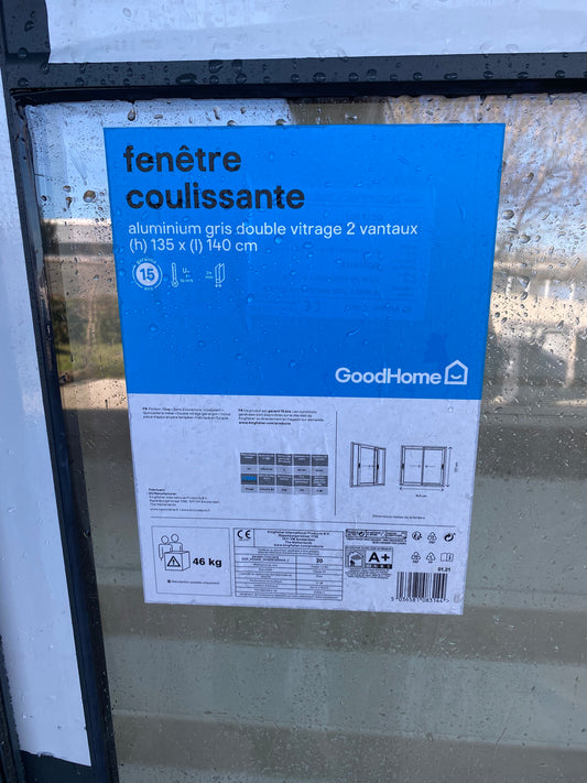 Fenêtre coulissante 135x140