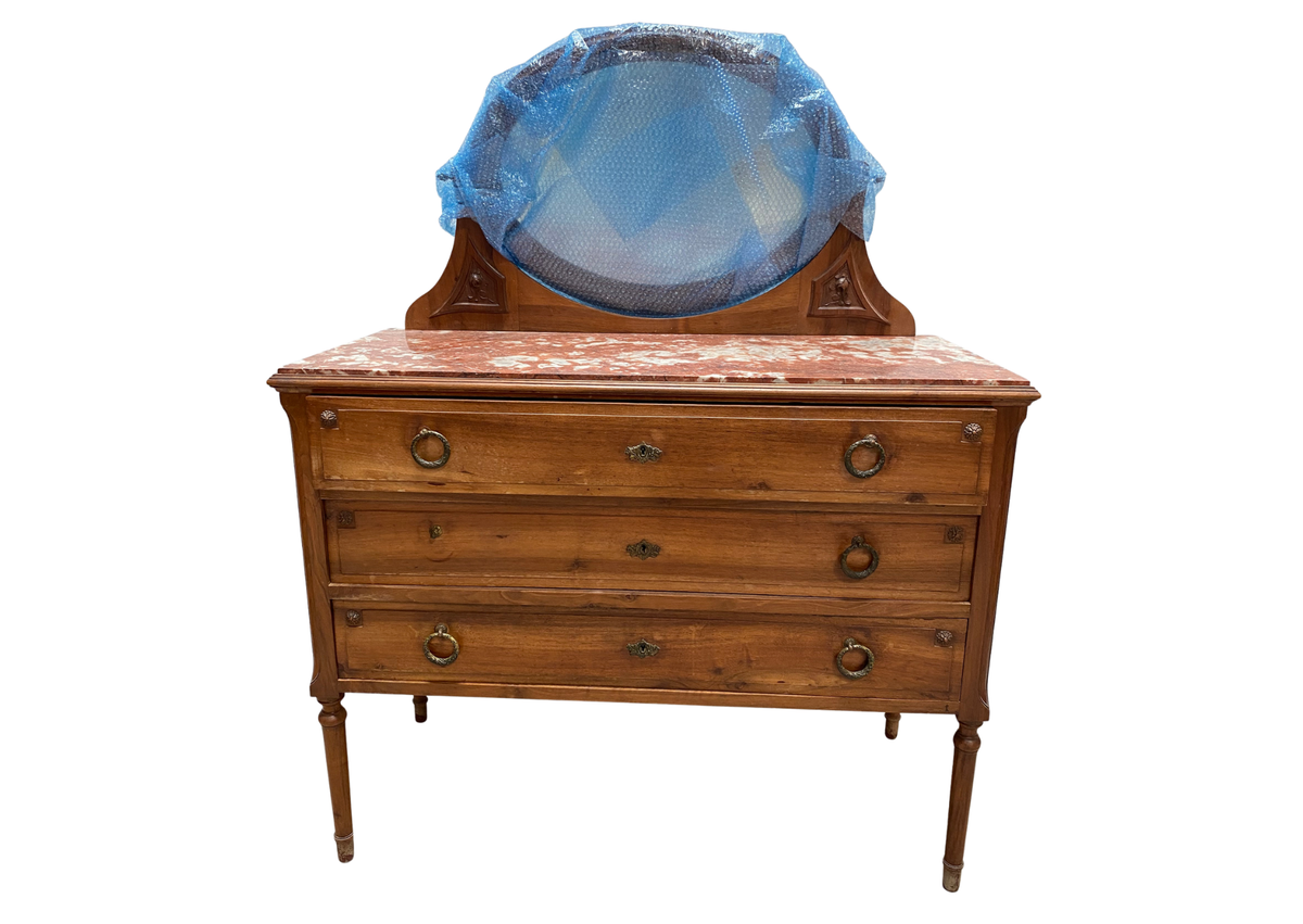 Coiffeuse - Buffet en bois ancien