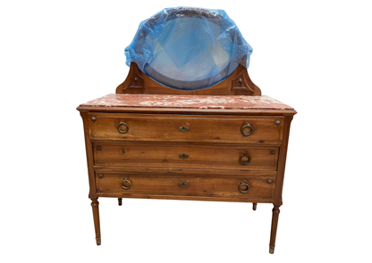 Coiffeuse - Buffet en bois ancien