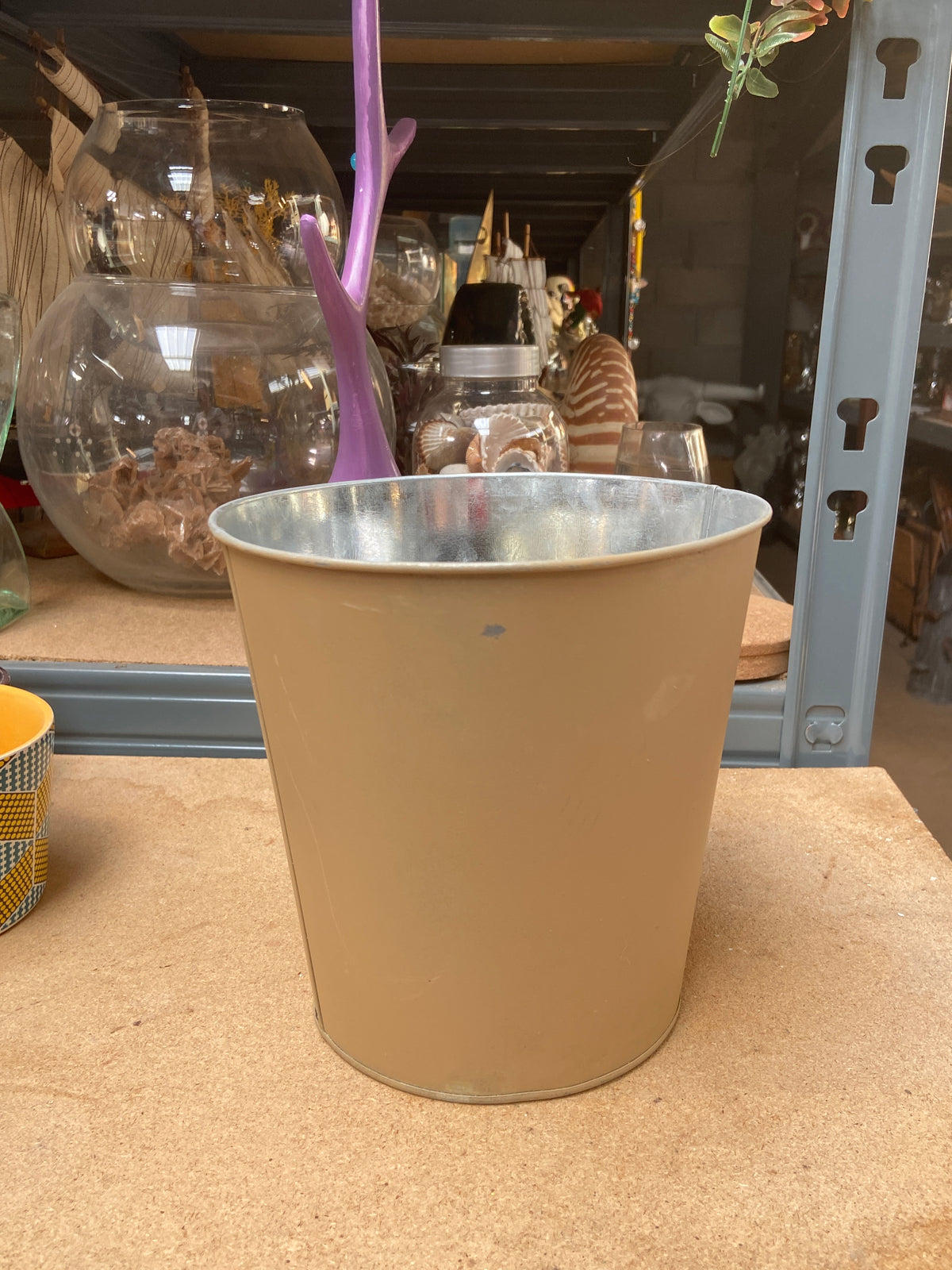 Pot fer - beige