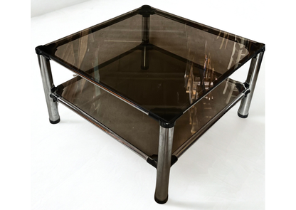 Table Basse - Vitre & Alu