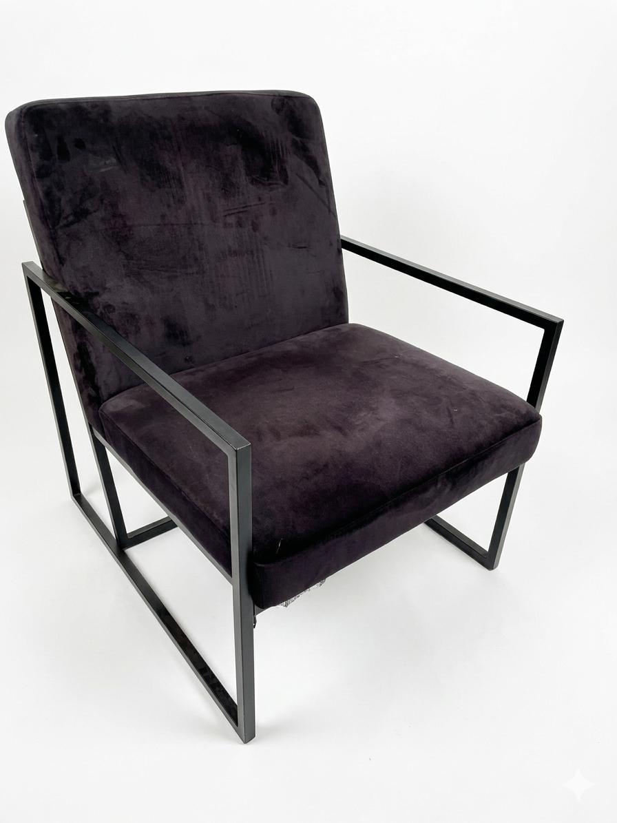 Fauteuil - Noir - Tissu
