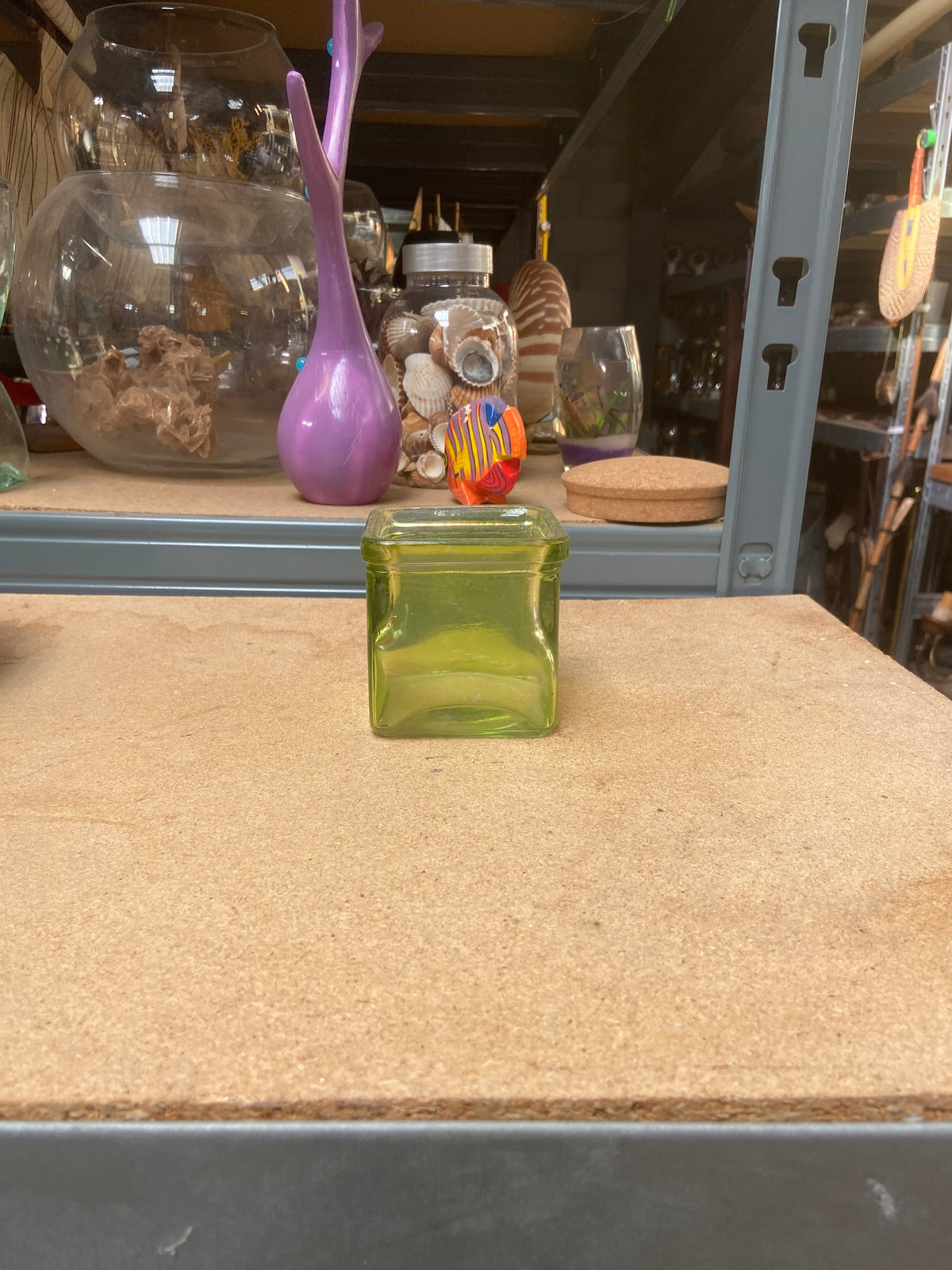 Vase verre - vert
