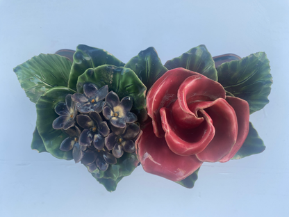 Fleur en céramique - Cimetière
