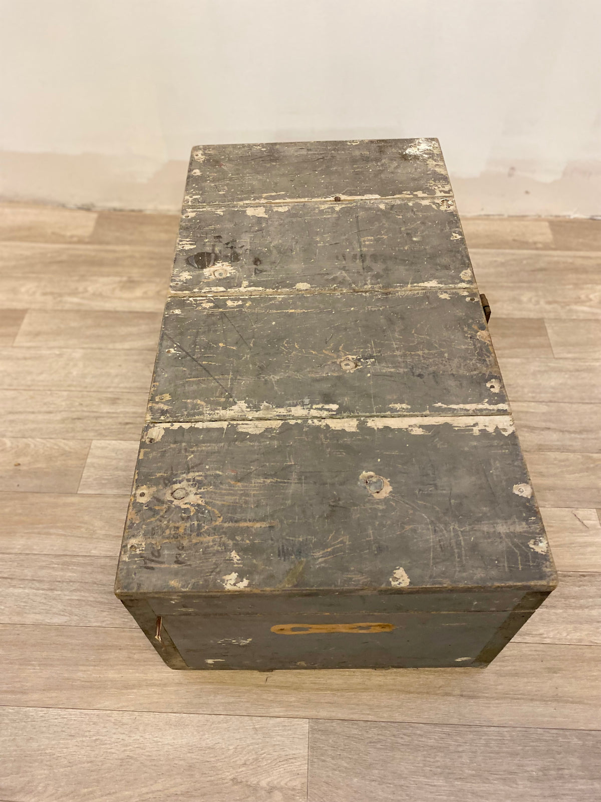 Malle en bois - vintage