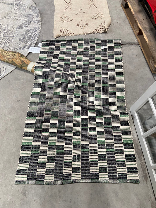 Tapis tissé coloré