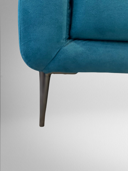 Canapé - Contemporain - Bleu canard