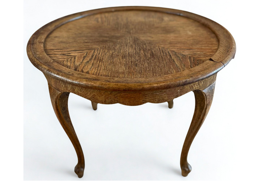 Table basse ronde en chêne