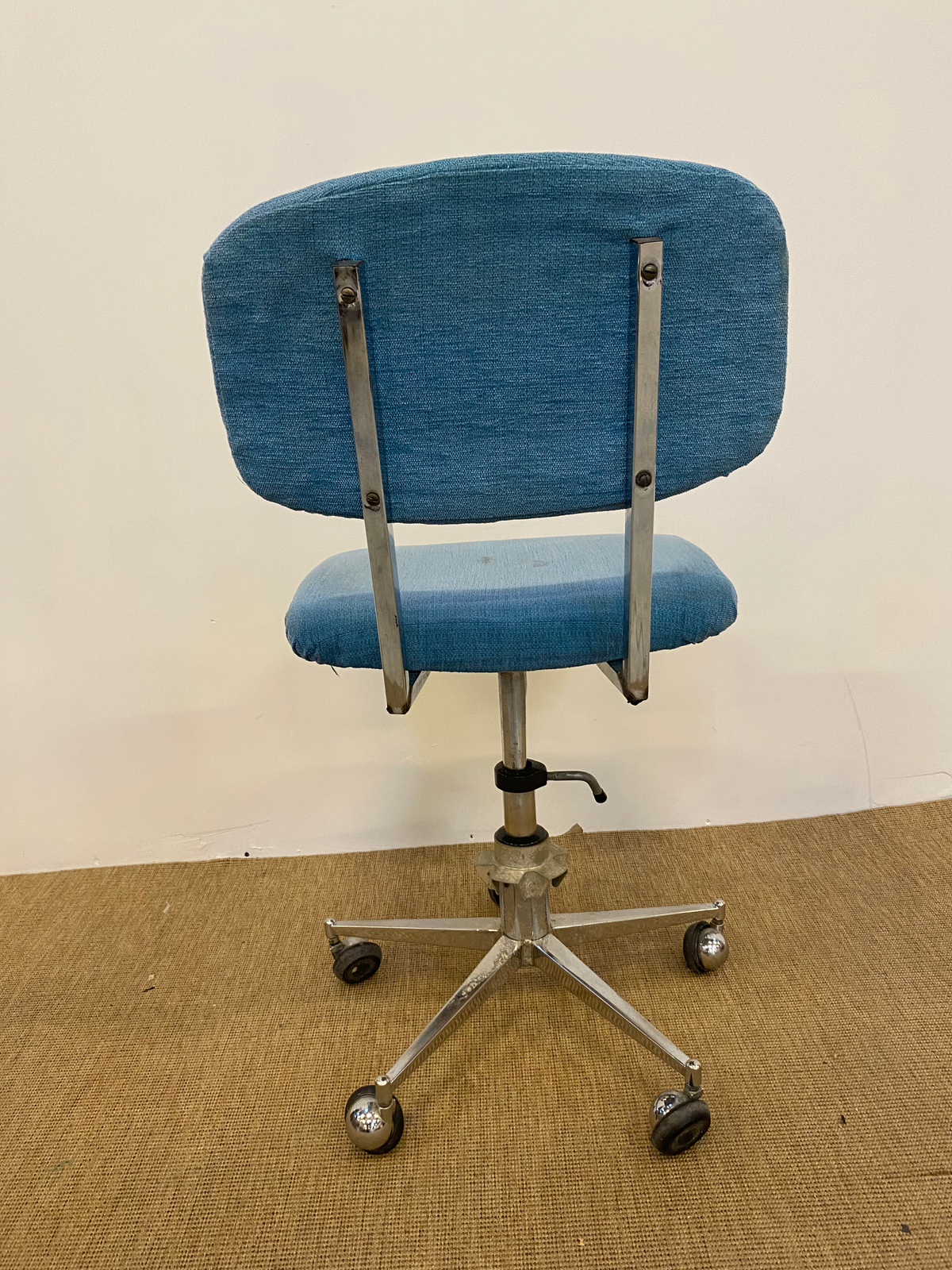 Chaise roulante - Tissu - Bleu