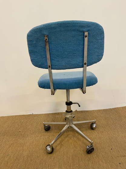 Chaise roulante - Tissu - Bleu
