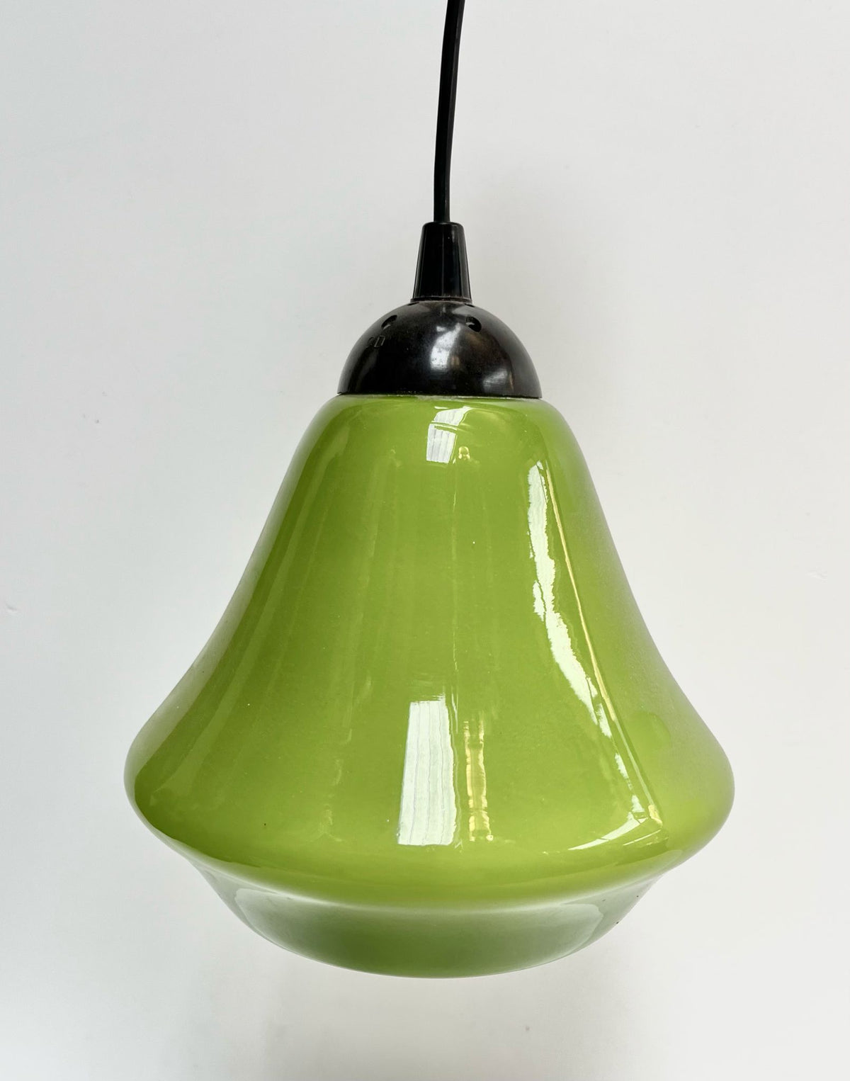 Luminaire vert en verre