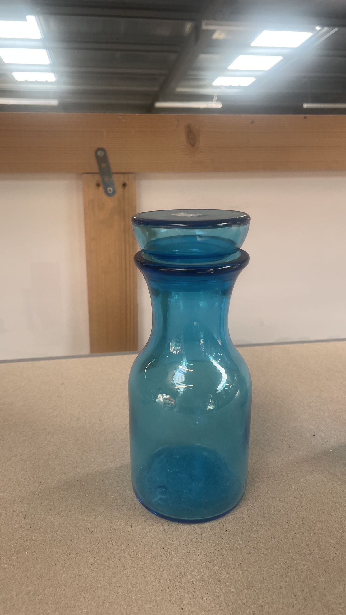 Vase bleu - verre