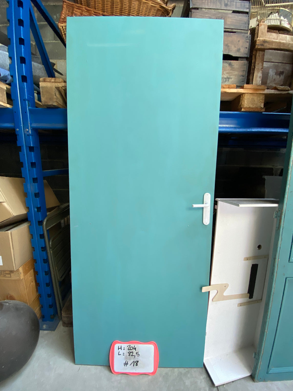 Porte bleue