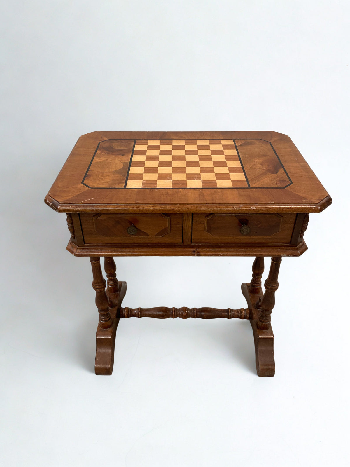 Table échiquier - Tiroir