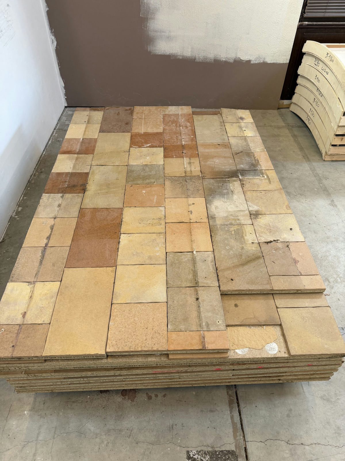 Carrelage imitation tomette