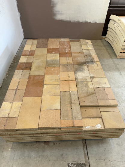 Carrelage imitation tomette