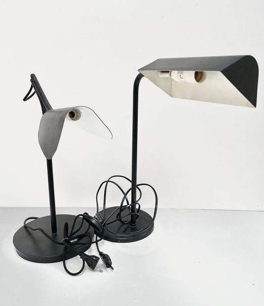 Lampe de bureau noires