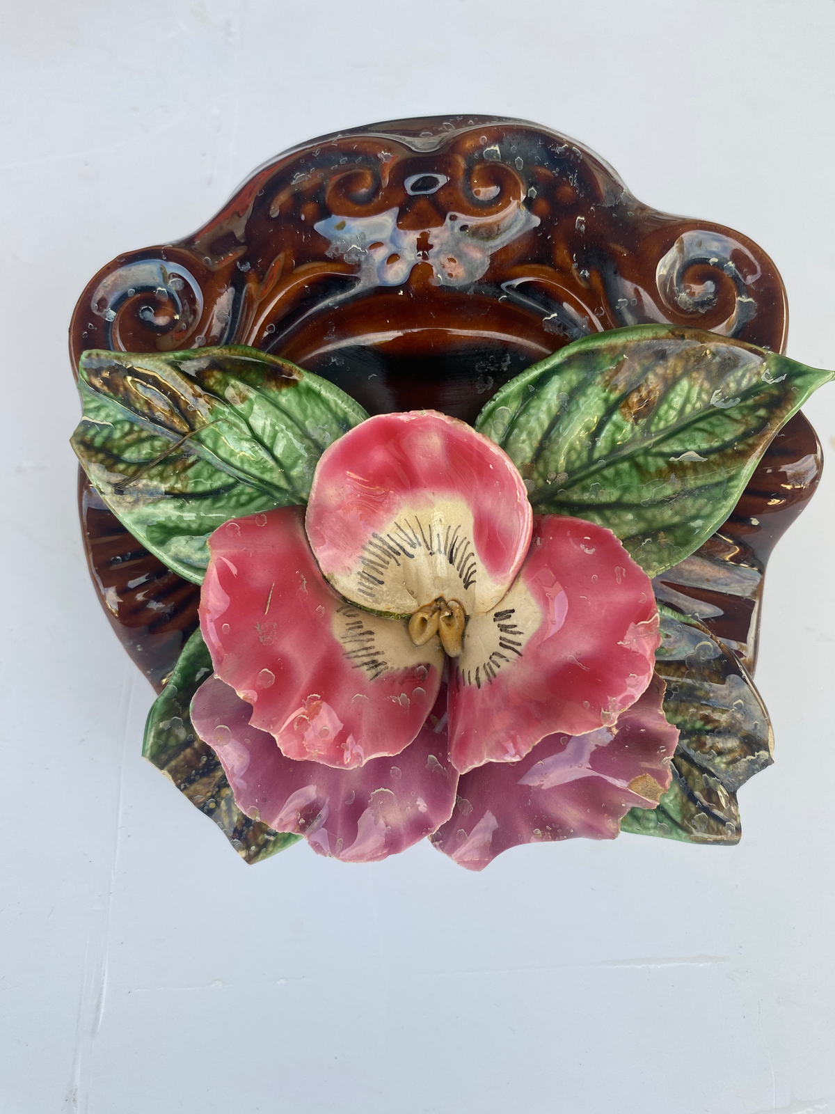 Fleur en céramique - Cimetière