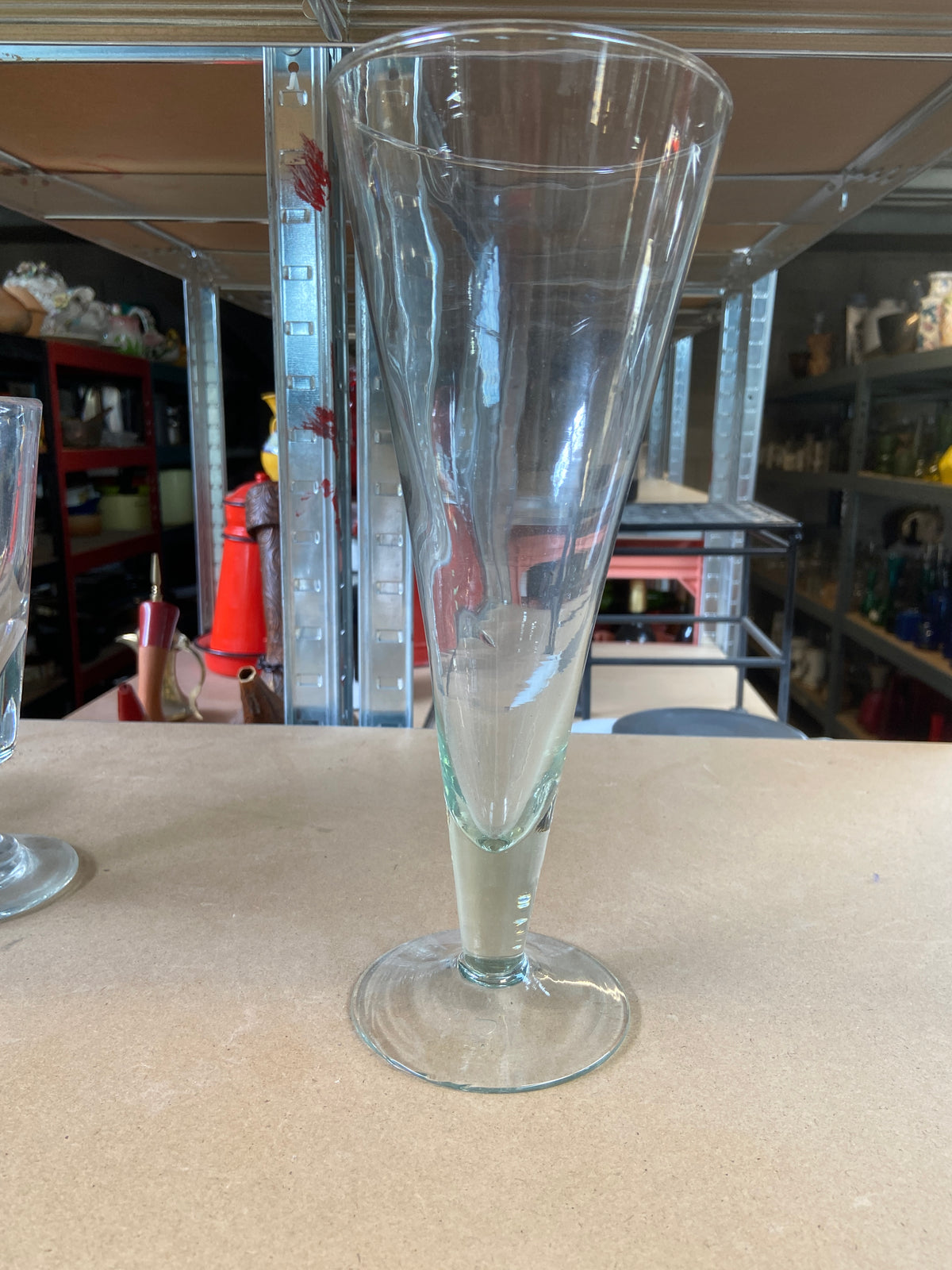 Vase - verre transparent 25x7,5x6,5