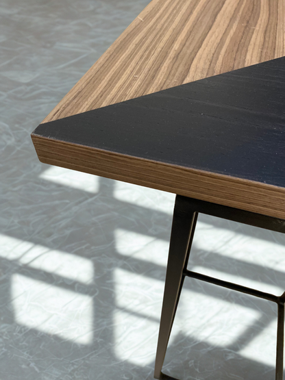 Table console design - style industriel/minimaliste