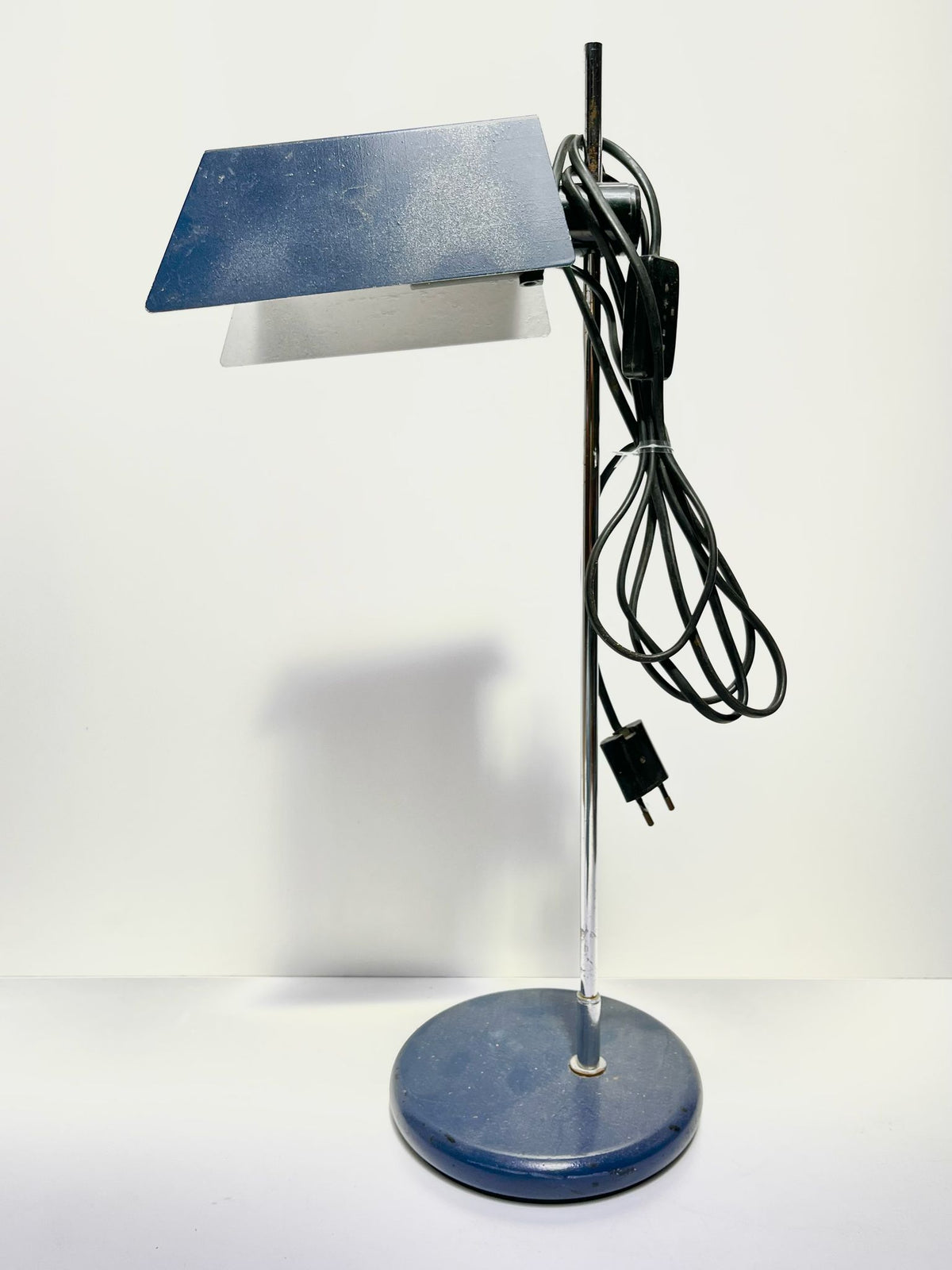 Lampe de bureau bleue