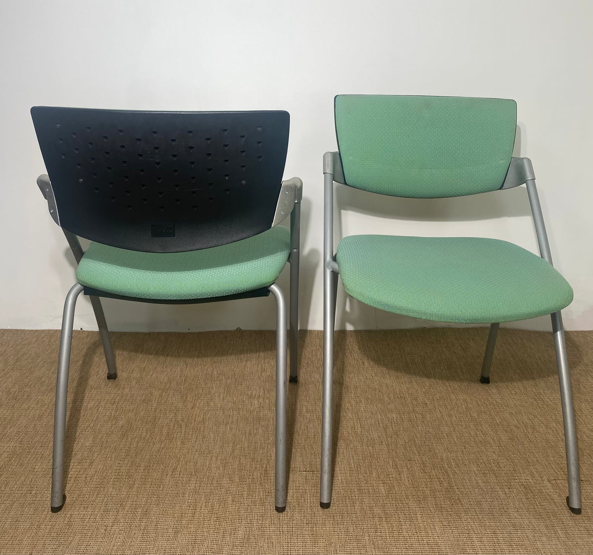 Chaise de bureau - Vert - Tissu