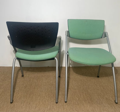 Chaise de bureau - Vert - Tissu