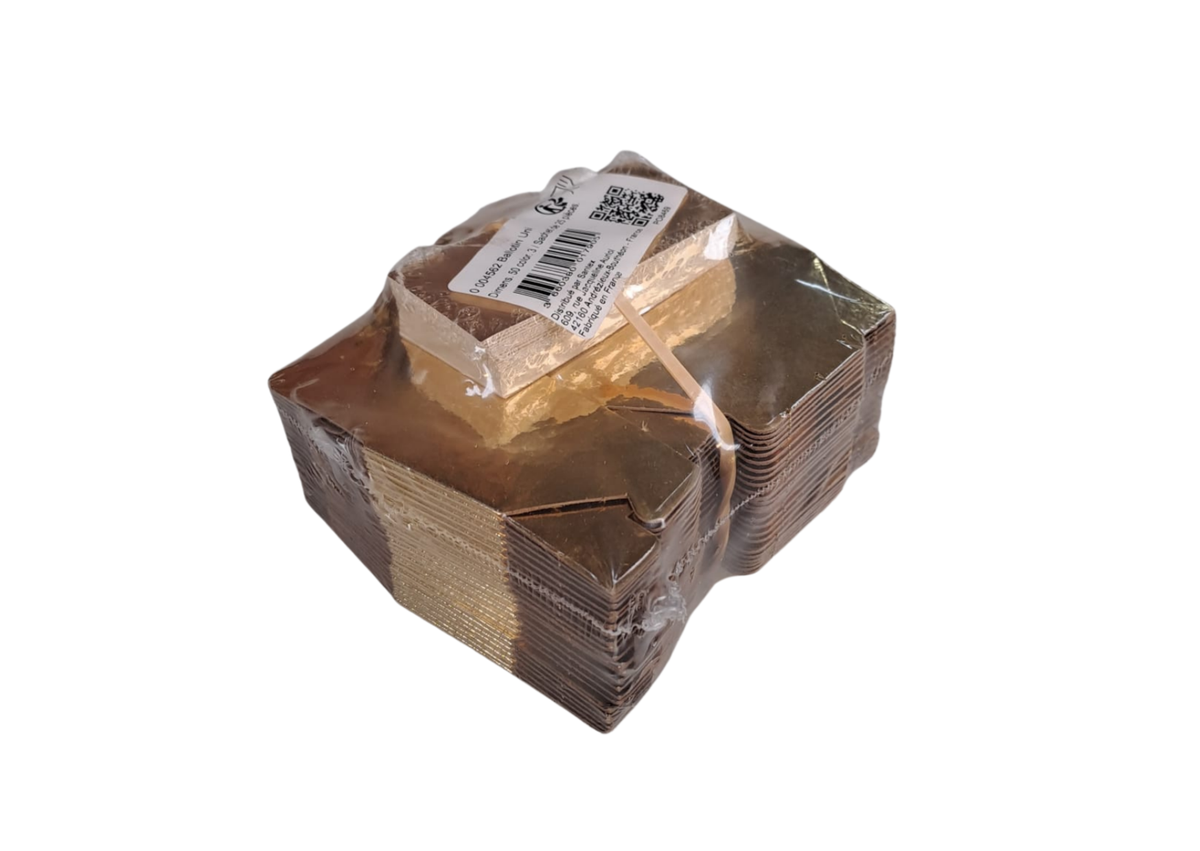 Ballotin en carton de couleur or