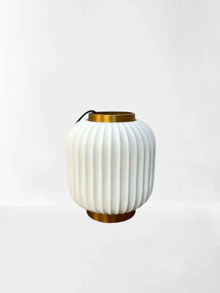 Lampe blanche en céramique