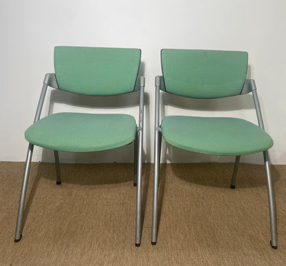 Chaise de bureau - Vert - Tissu