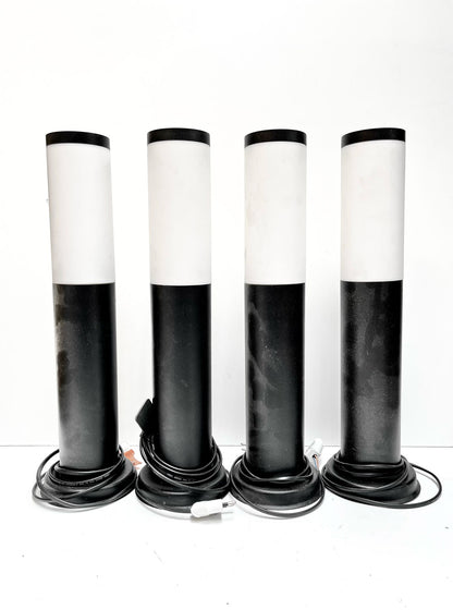 Petites lampes d'extérieur noir et blanc