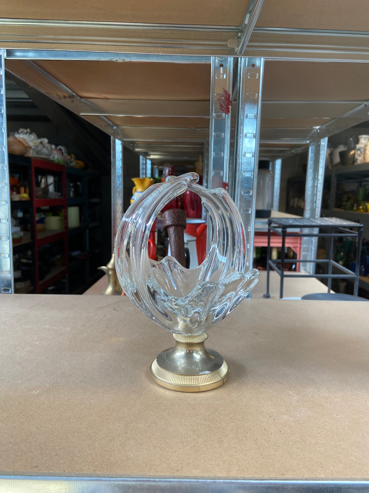 Centre de table - verre transparent
