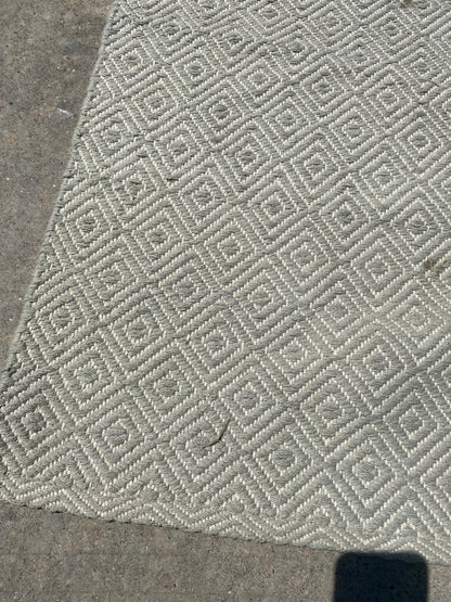 Grand tapis blanc