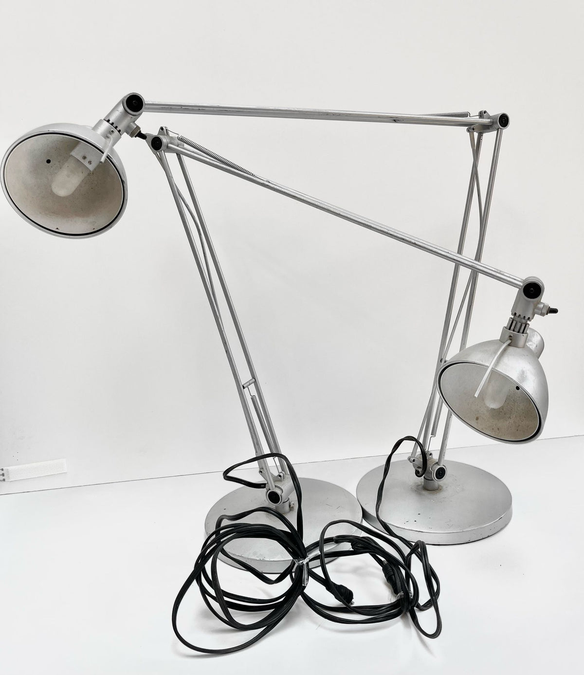 Lampe de bureau gris