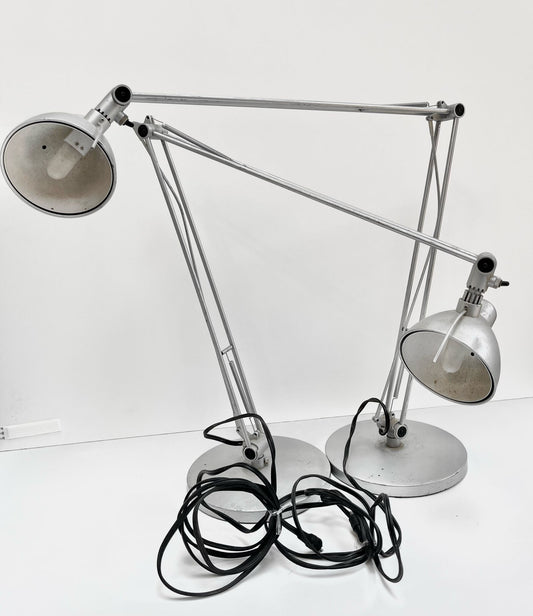 Lampe de bureau gris