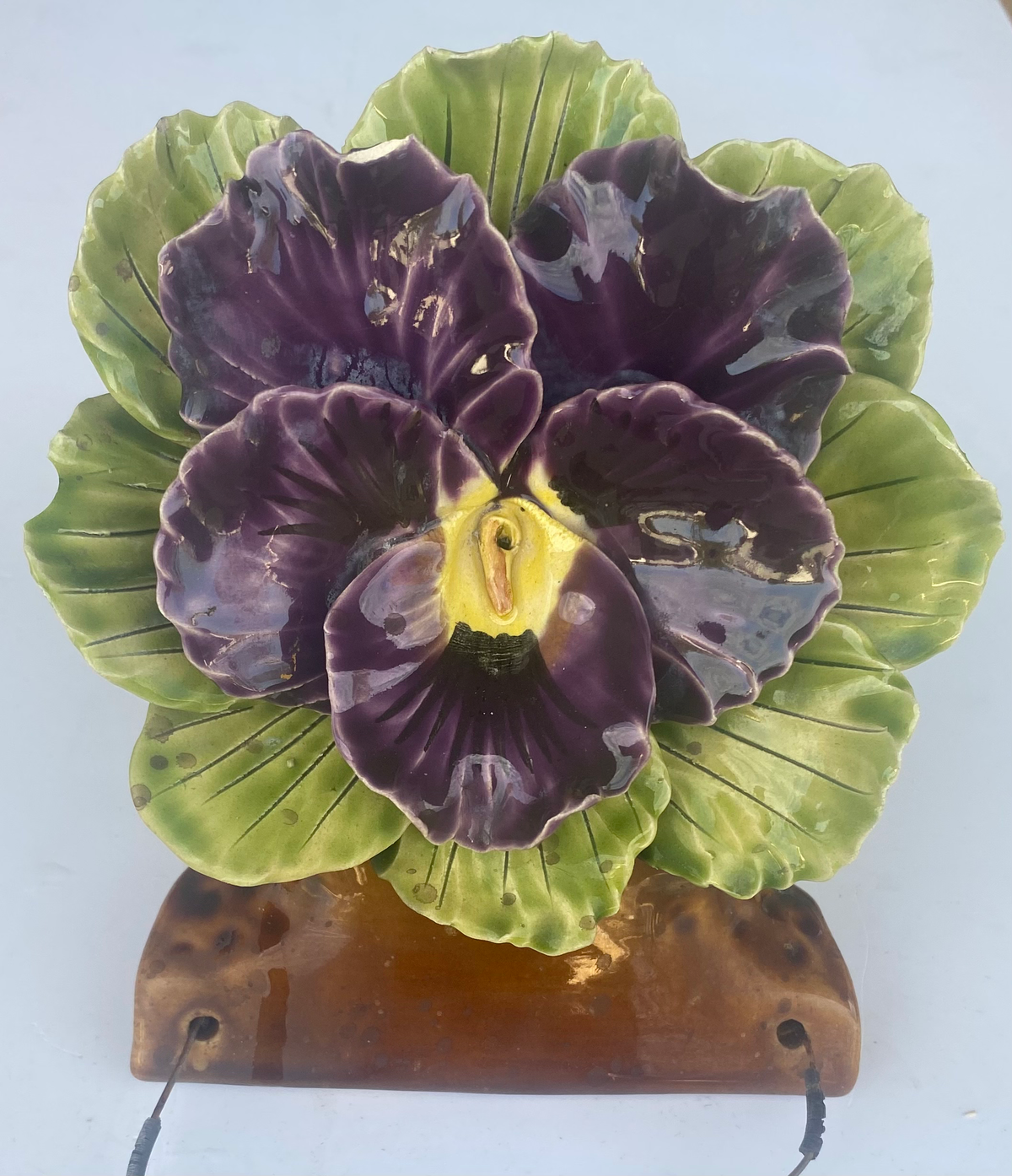 Fleur en céramique - Cimetière