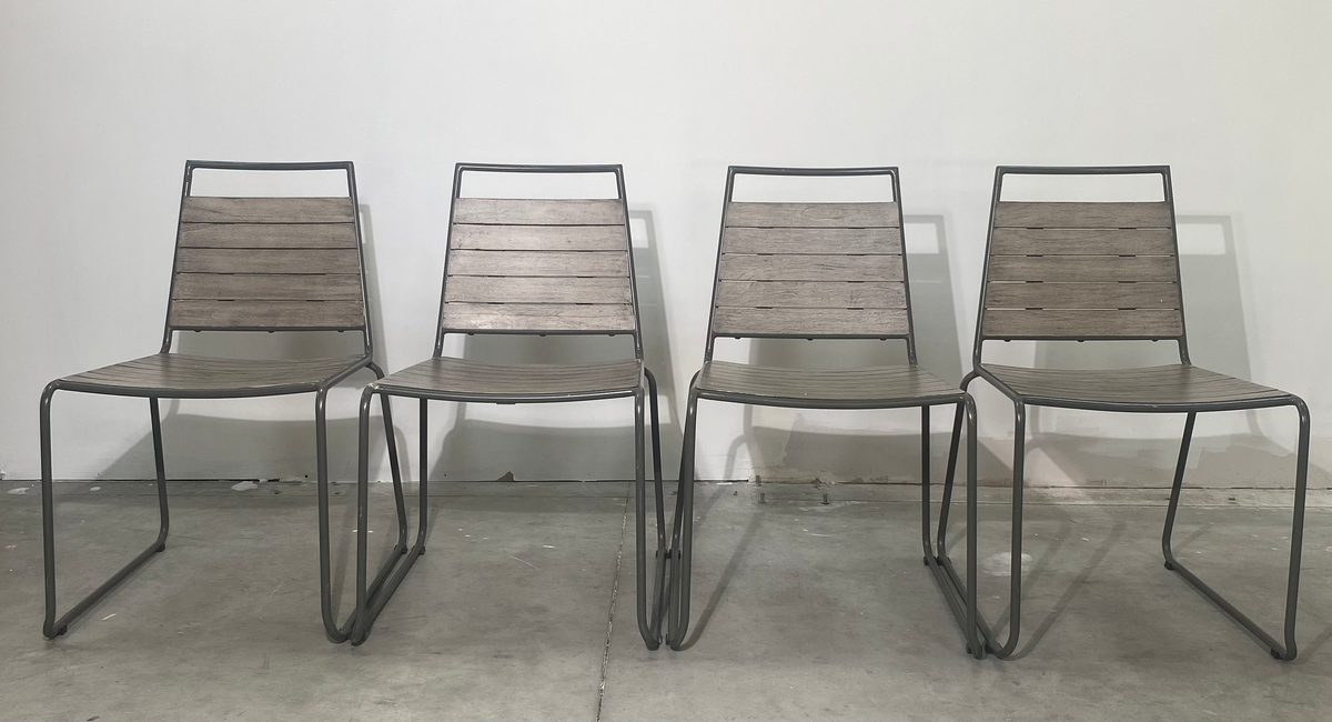 Chaises - Bois - Gris