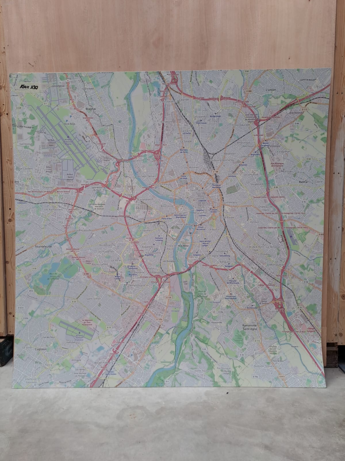 Panneau - carte