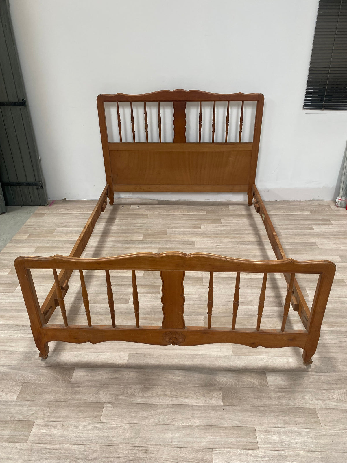 Cadre de lit - Vintage - Bois - Barreau