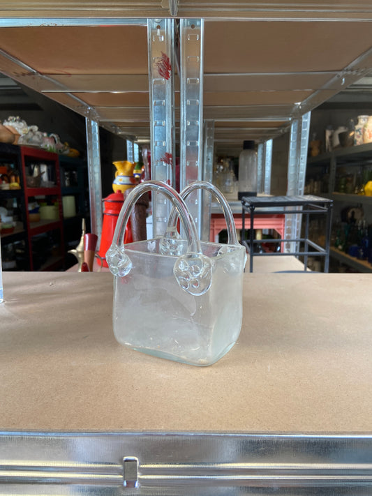 Vase sac - verre transparent