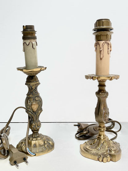 Pied de lampe chandelle