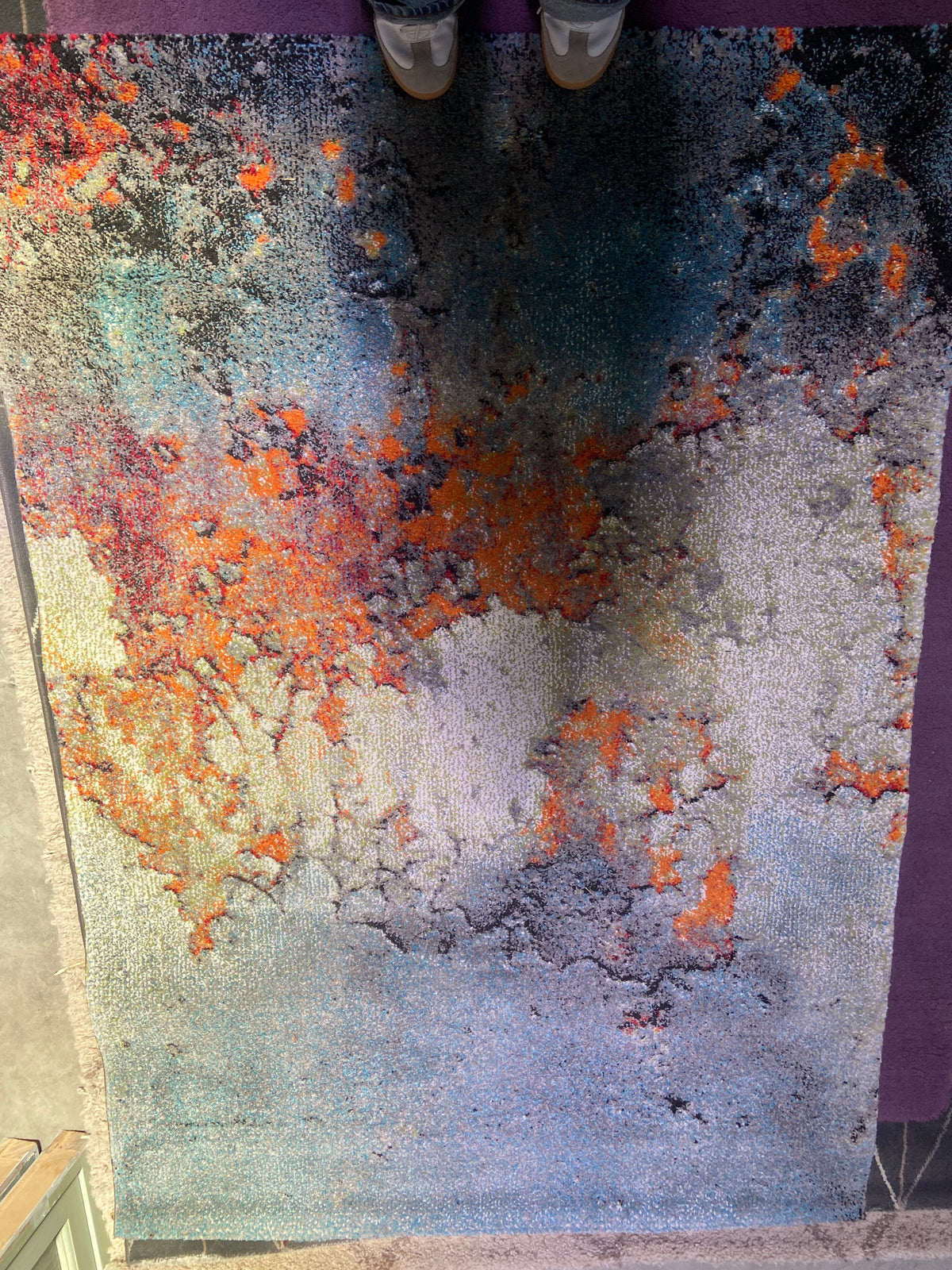Grand tapis polychrome 4